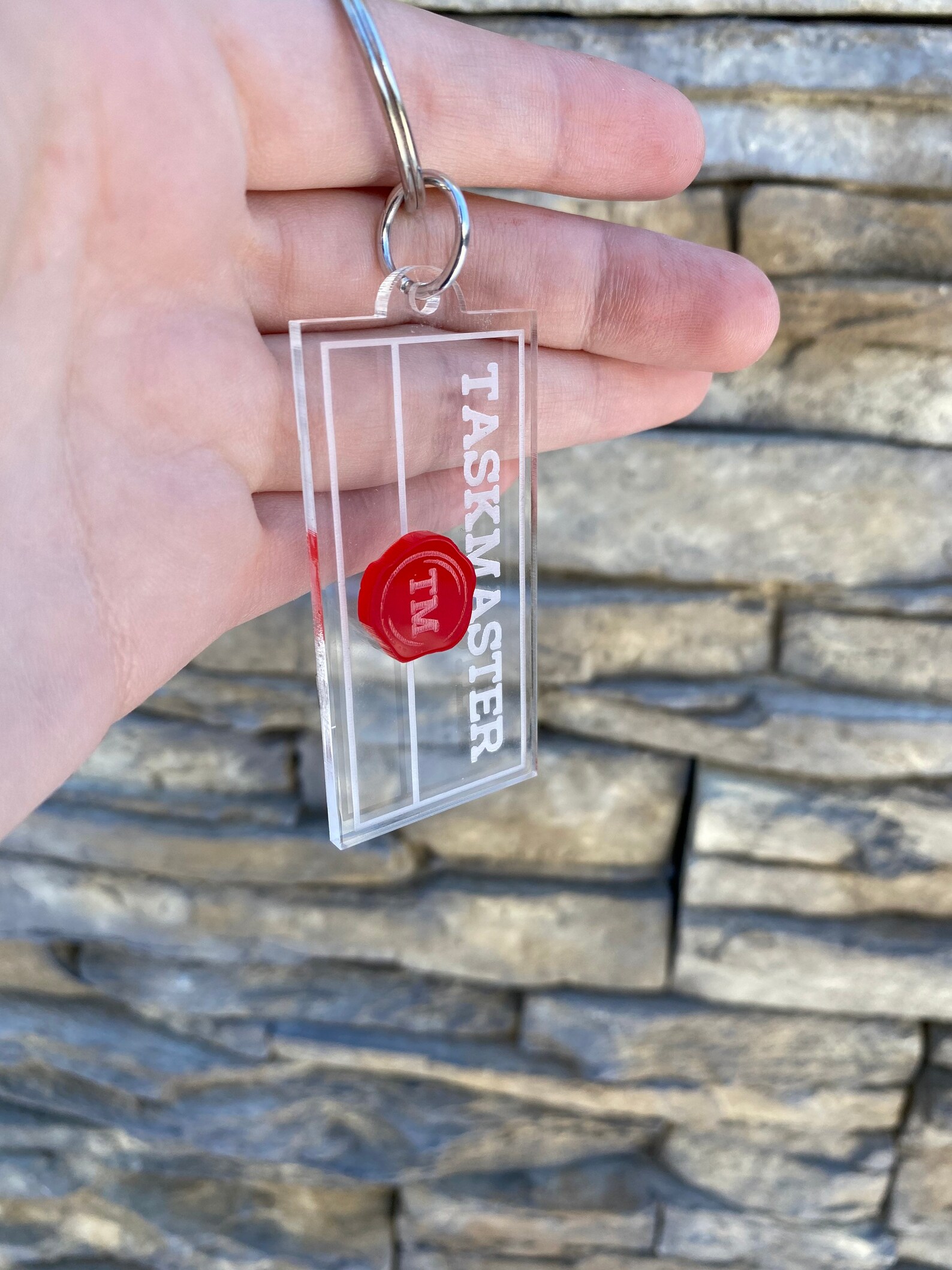 Taskmaster Envelope Keychain Etsy
