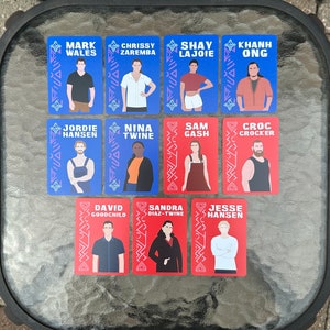 Australian Survivor Trading Cards: Blood vs Water (season 7) - Fan Favorites Set