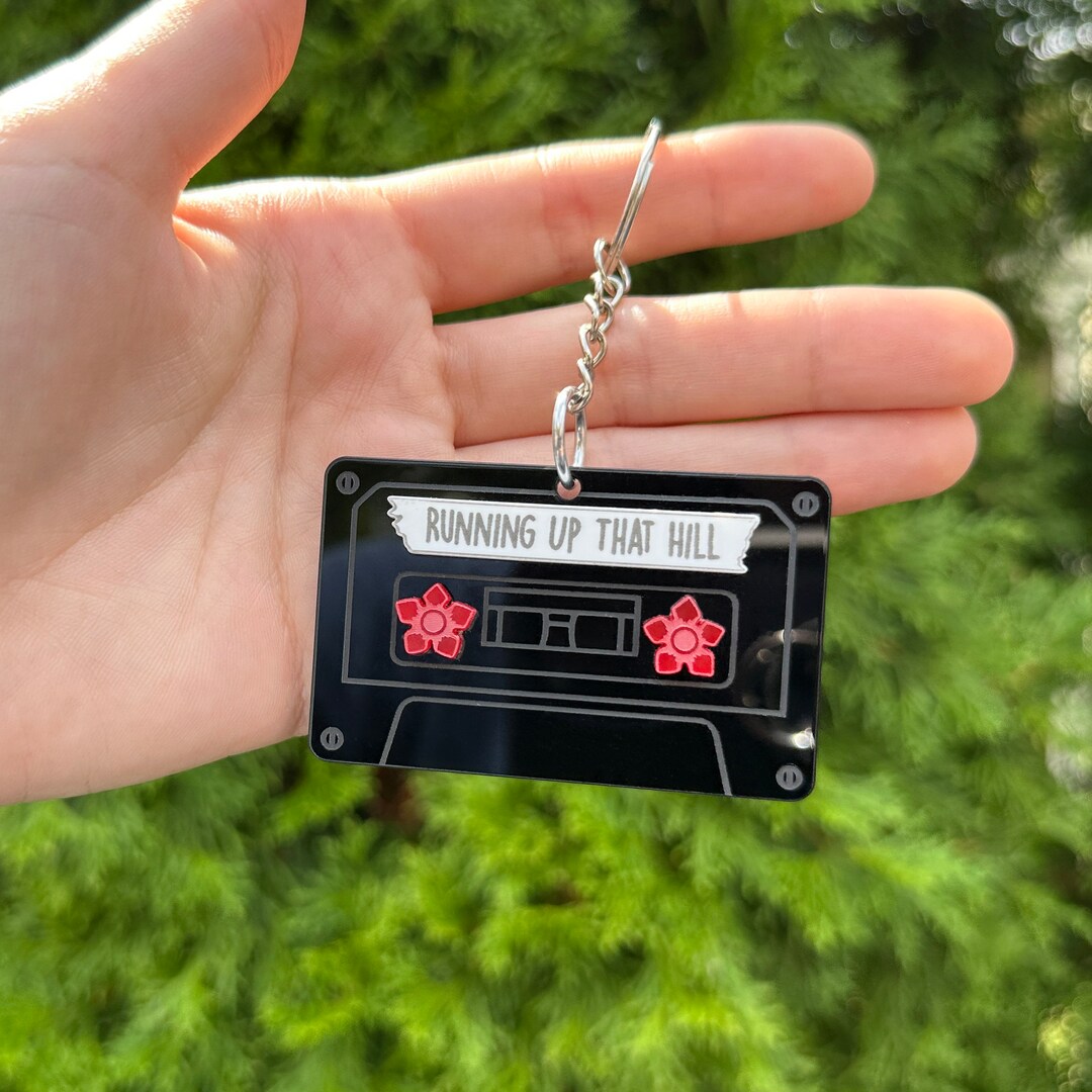 Running up That Hill Casset Tape Keychain Etsy