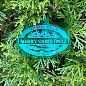 Personalized Survivor Acrylic Christmas Ornament
