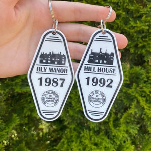 The Haunting Motel Keychains - Hill House and Bly Manor