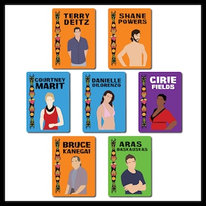 Survivor Trading Cards Panama Season 12