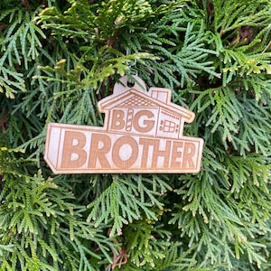 Big Brother Gingerbread House Christmas Ornament