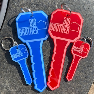 Personalized All Star Red Big Brother Keys