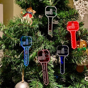 Holiday Big Brother Key Ornaments