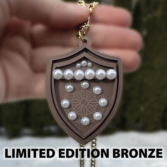 Small Protection Shield Replica Necklace - Fan Art Inspired by