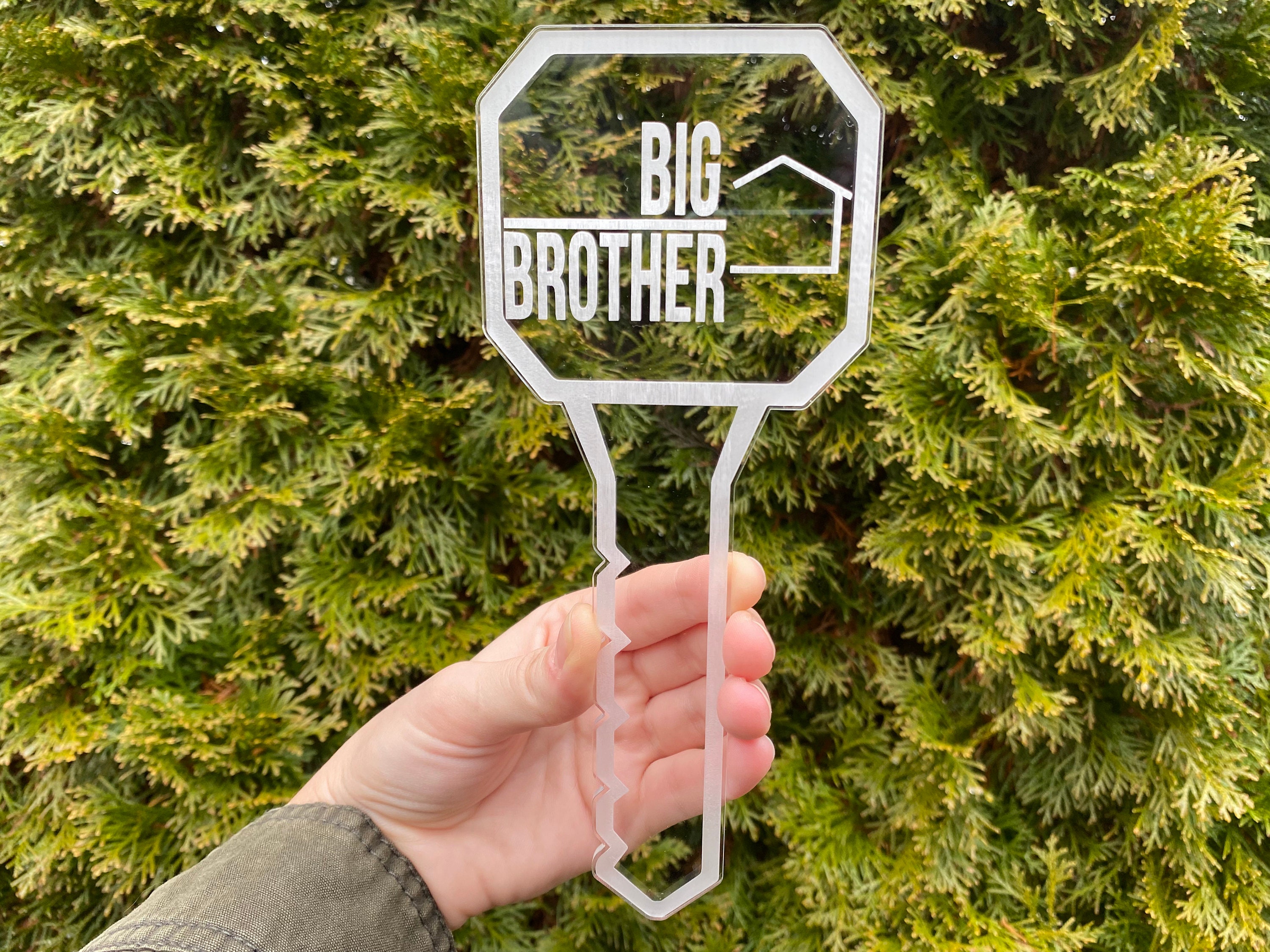 Personalized XL Big Brother Keys 3 COLORS Etsy