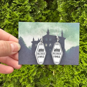 The Haunting Motel Acrylic Earrings - Hill House & Bly Manor