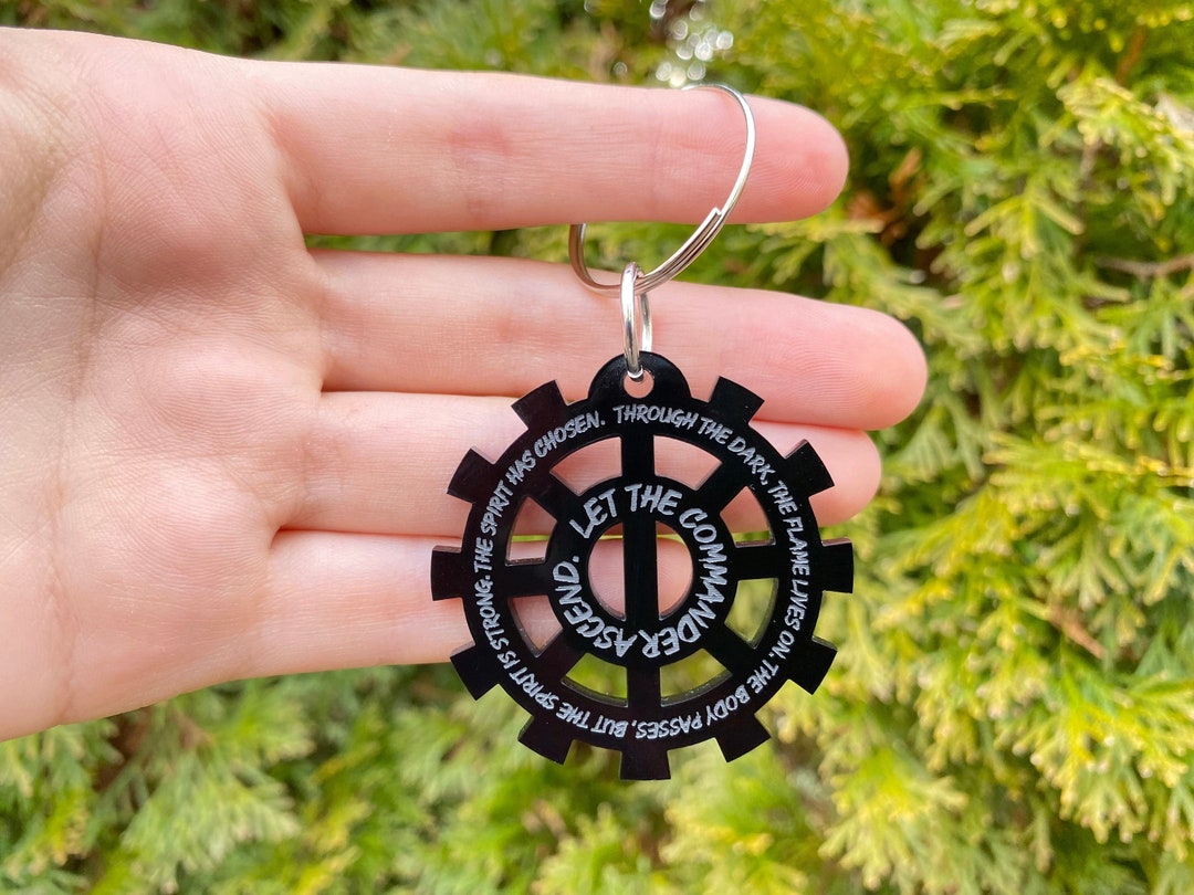 The 100 Heda Symbol Keychain - Etsy
