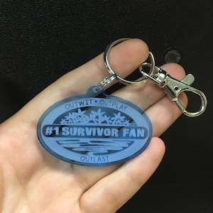 Personalized Survivor Acrylic Keychain