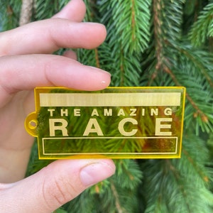 The Amazing Race Personalized Keychain