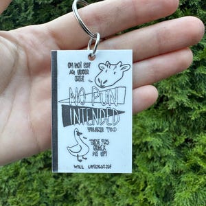 Ellie’s Joke Book Keychain - No Pun Intended - The Last of Us
