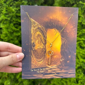 The Magicians 7 Golden Keys Charm Necklace Set