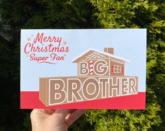 Big Brother Gingerbread House Christmas Card