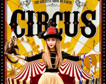 Circus Digital Backdrop Background for Photography Composite Images, Digital Backdrops for Photographers