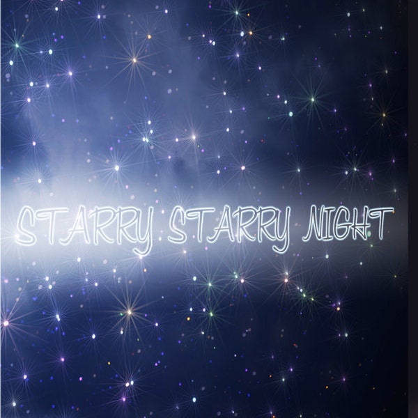 Starry Night Overlays ~ Night Sky Overlays