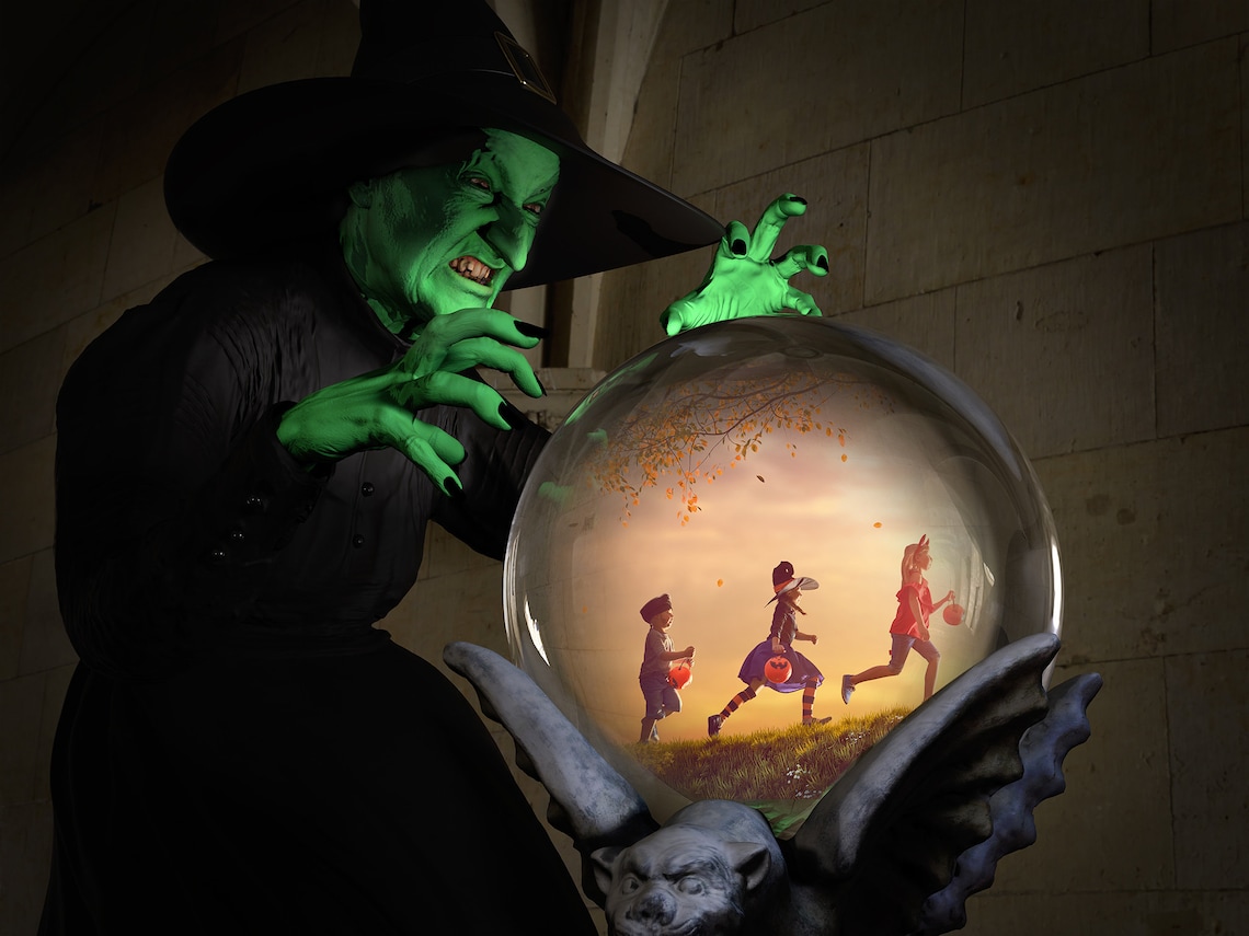 The Wonderful Wizard of Oz Wicked Witch Crystal Ball Digital Etsy