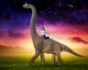 Fondo digital de Brachiosaurus / Fondo digital de Dinosaurio {PREMIUM}