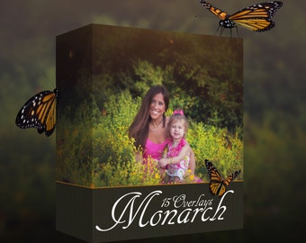 Butterfly Overlays, Monarch Overlays, Insect Overlays, PNG