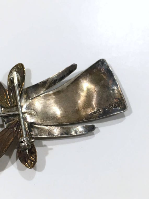 Old Vault Finds Sterling Silver Angel Brooch Prin… - image 4