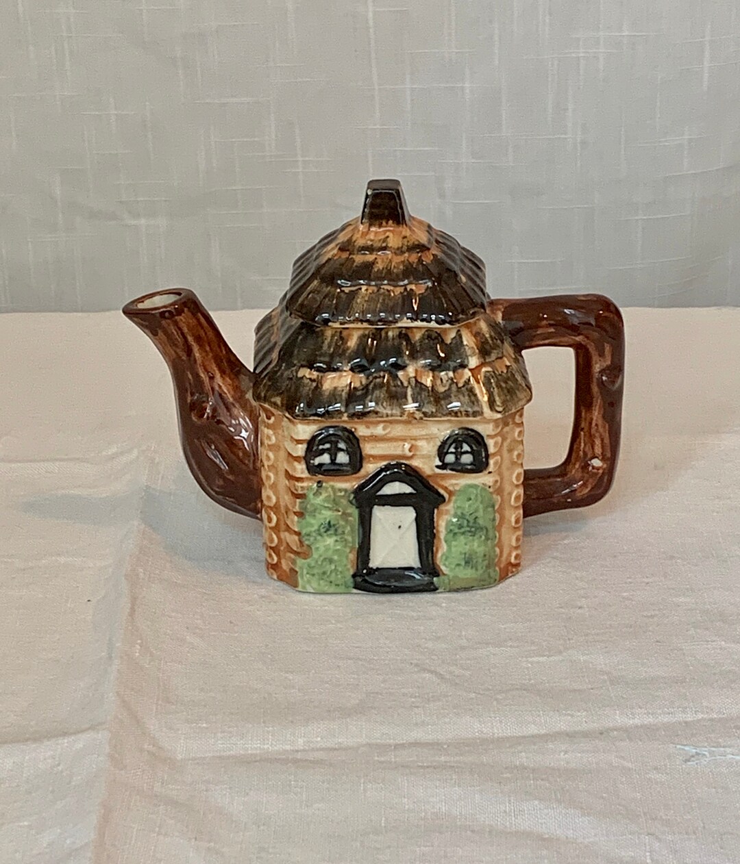 Vintage Cottage Teapot / House Teapot / Vintage Japan Pottery Etsy