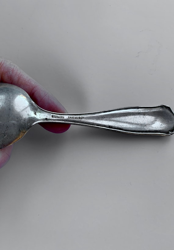 7○SLY MON CROSS OF IRON COOL SPOON VINTAGE SMALL SPOON MARKED WR