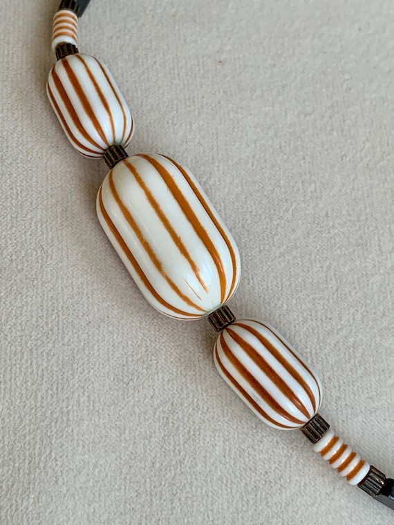 Chunky Lucite Choker Vintage Large Melon Lucite Be