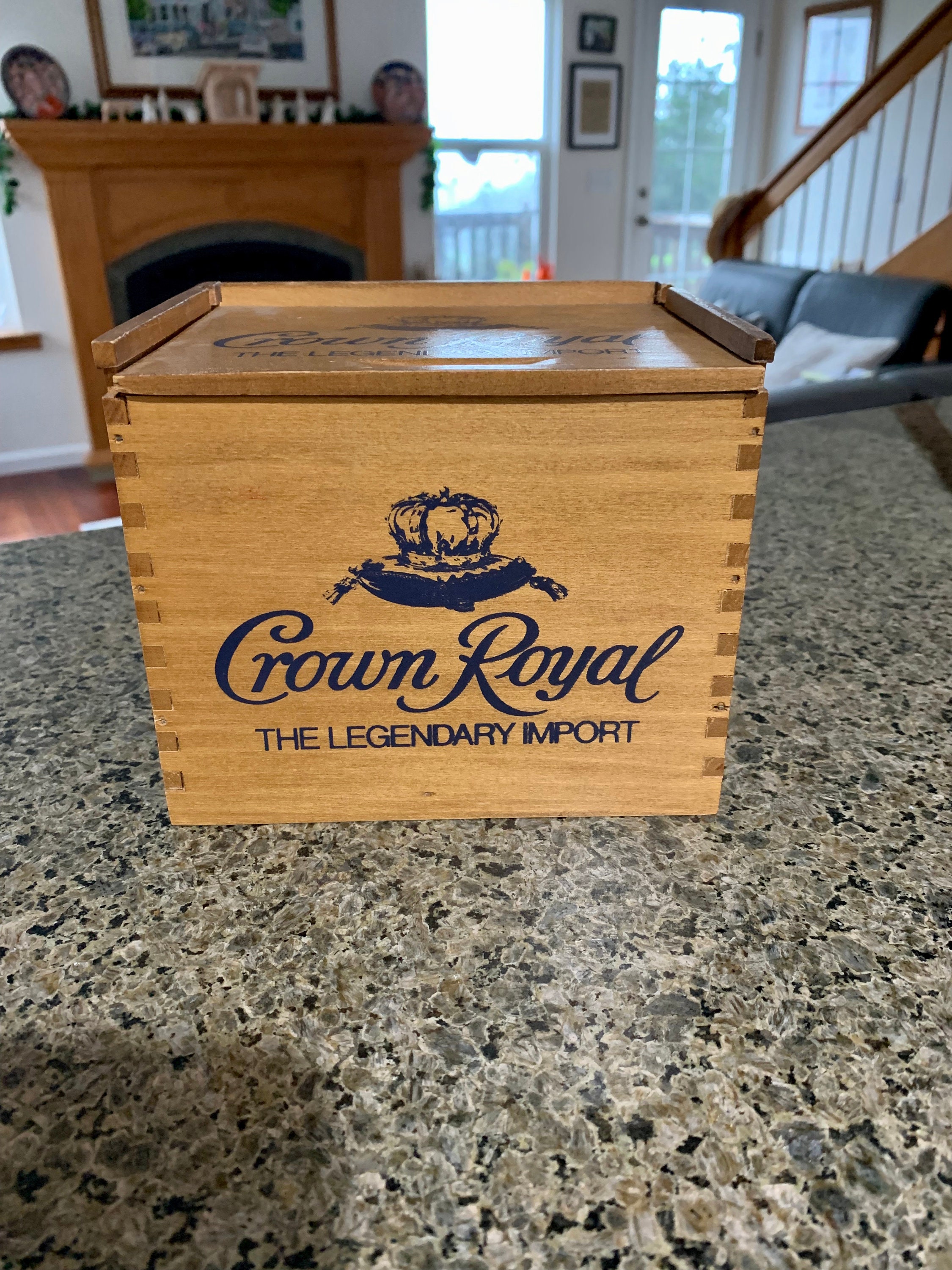 Crown Royal Whiskey Barrel Sign - Rustic Wooden Crate Whiskey Laser En –  Ben & Angies Gifts