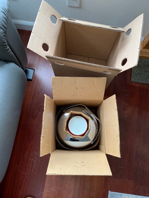 Vintage Chrome Thermos / Mint Condition Picnic Knapp Monarch Therm