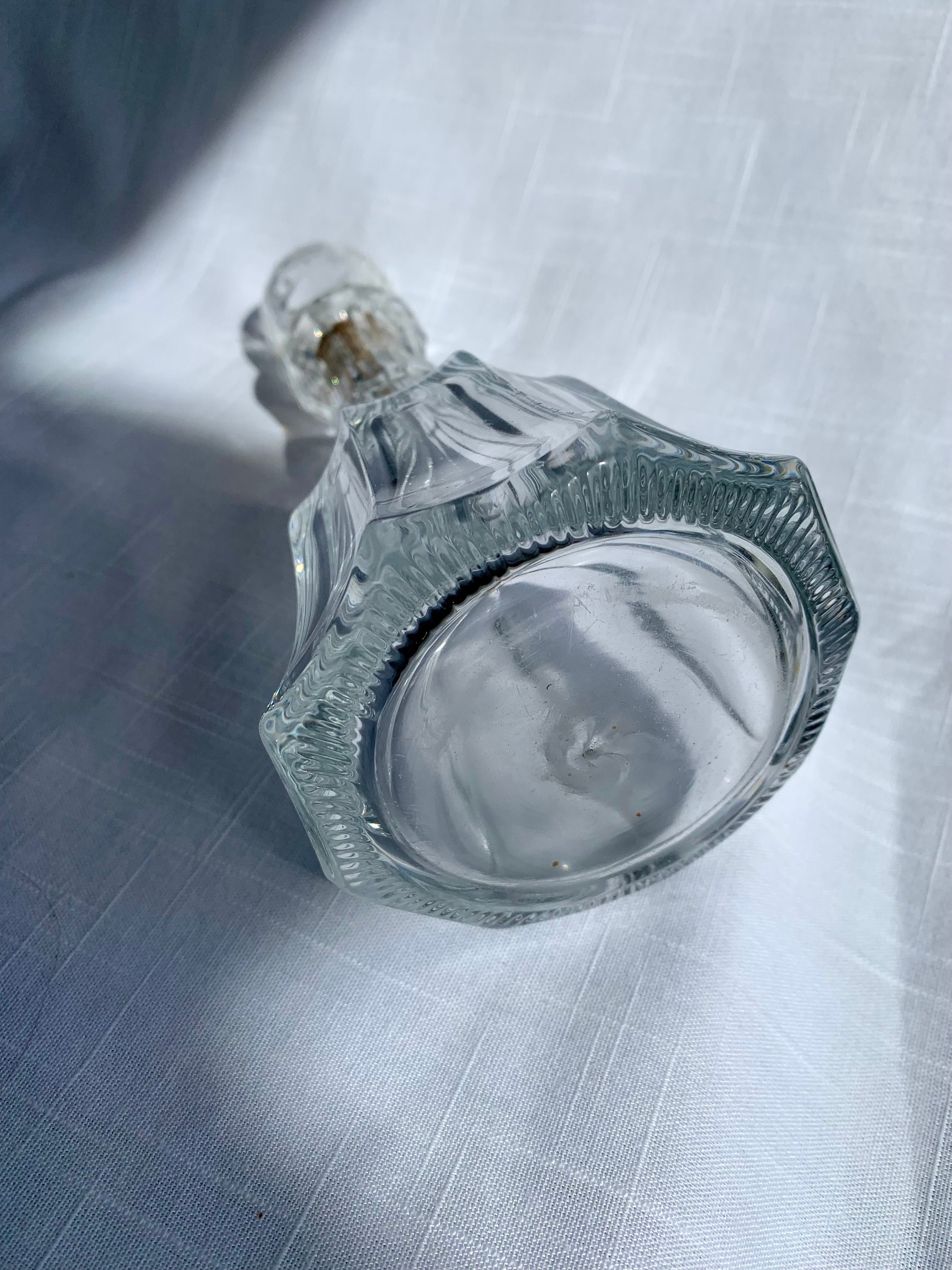 Rare Heisey Decanters / Antique Heisey Decanter Set / Heisey Hand Blown