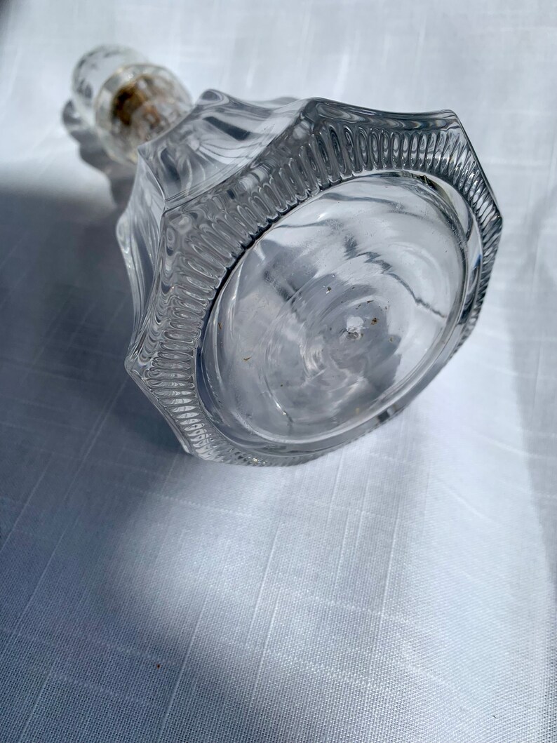 Rare Heisey Decanters / Antique Heisey Decanter Set / Heisey Hand Blown