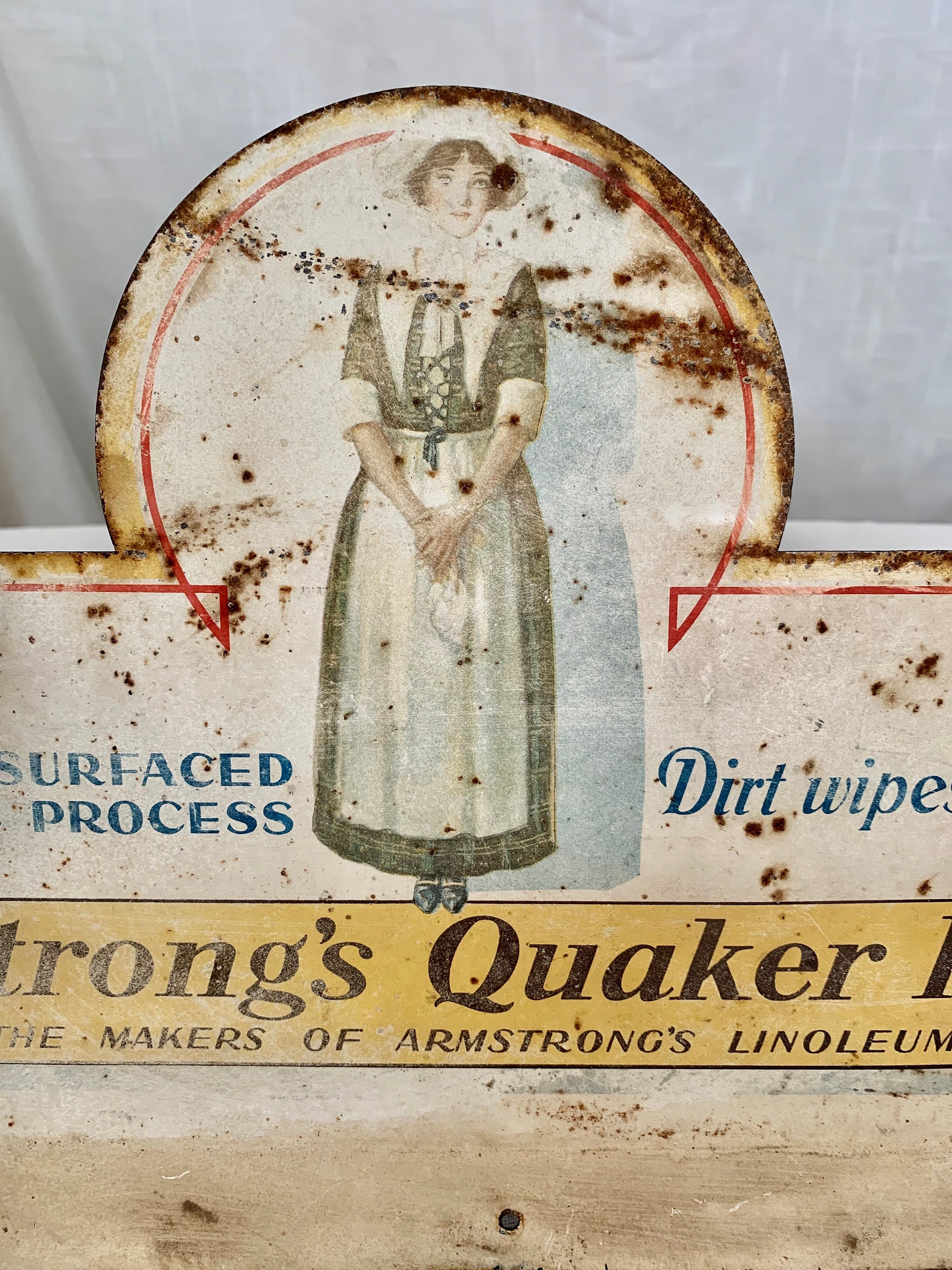 1930's Advertising Metal Sign Vintage Kitchen Dining Sign Rustic ...