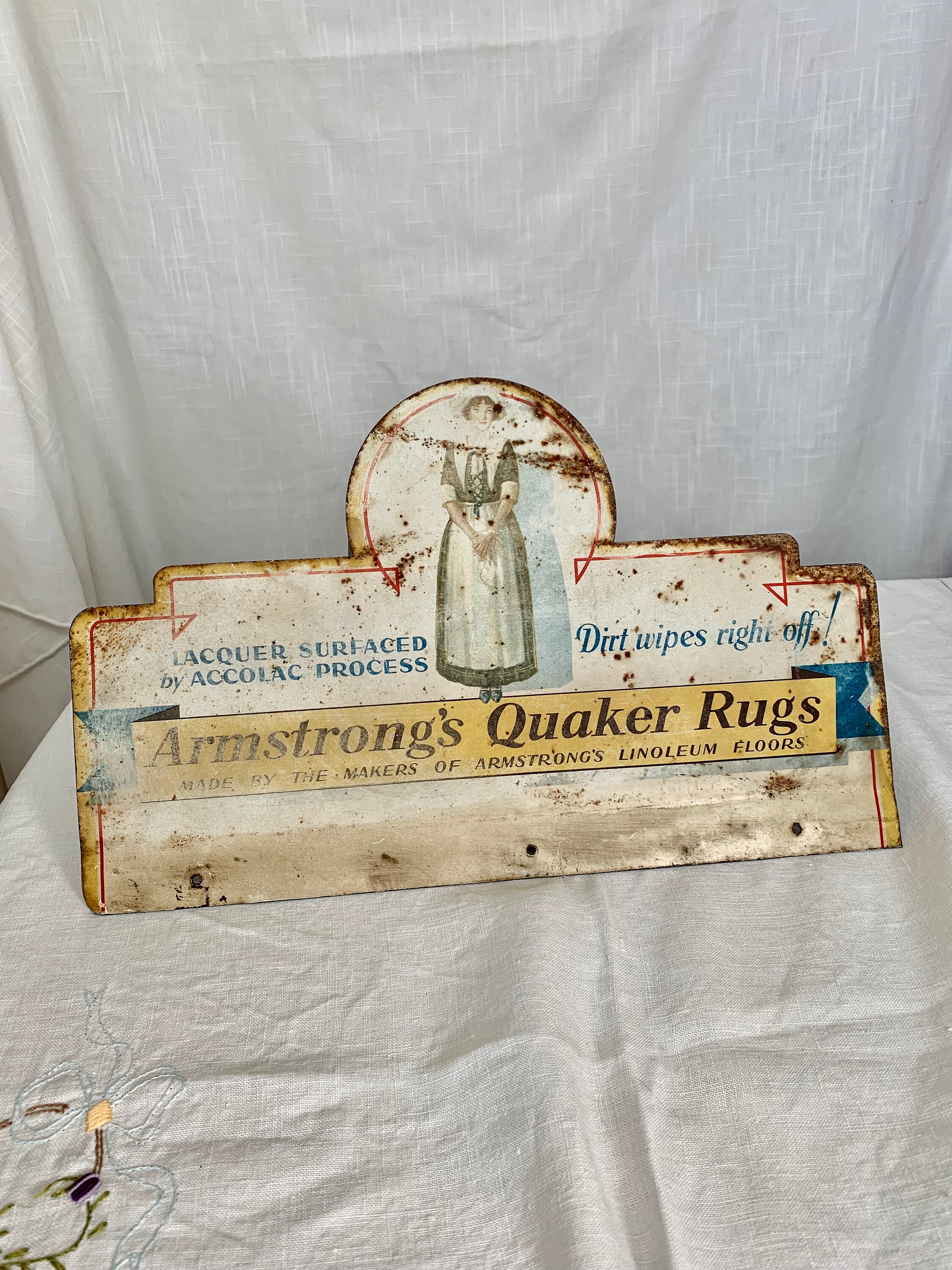 1930's Advertising Metal Sign Vintage Kitchen Dining Sign Rustic ...