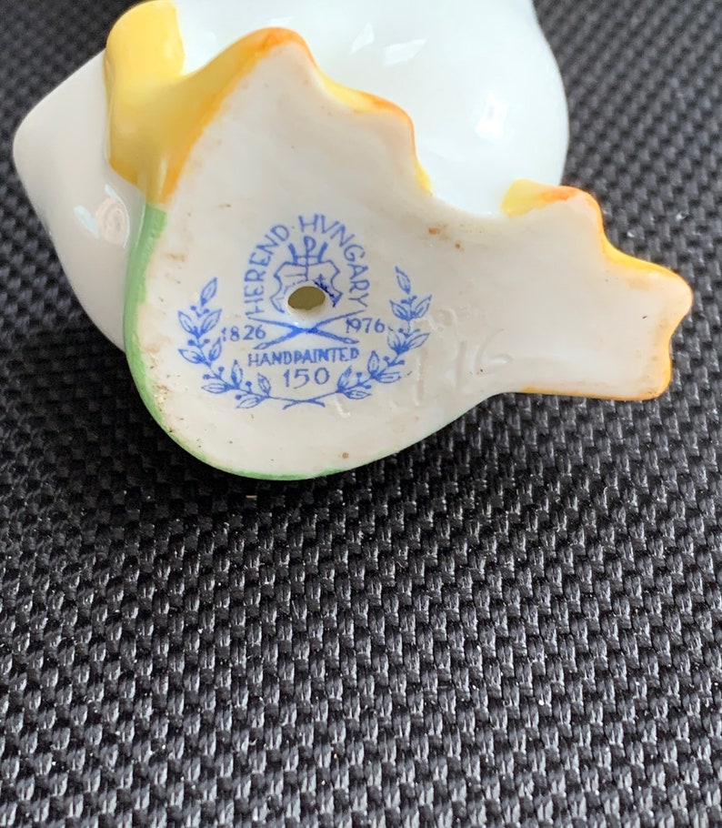 Herend Goose Figurine 150th Anniversary Herend Porcelain Goose Etsy