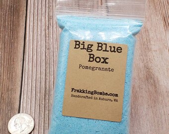 Big Blue Box (Pomegranate Bath Fizz)