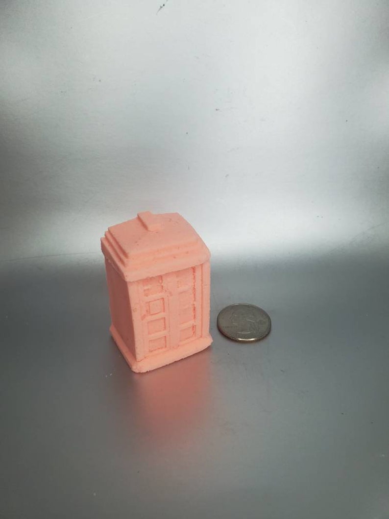 Sonic Screwdriver Orange Cranberry Bath Bomb TARDIS image 2