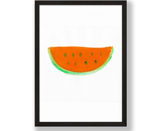 Kunstdruck "Wassermelone"