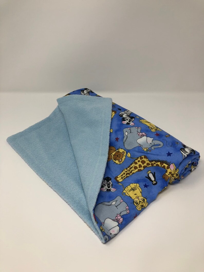 Zoo animals blanket zoo animals baby blanket animal blanket Etsy