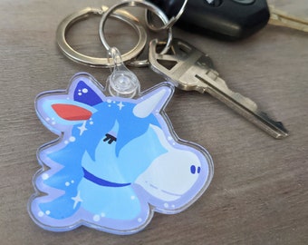 Julian Keychain // AC Inspired Acrylic Keychain // New Horizons // Unicorn Character