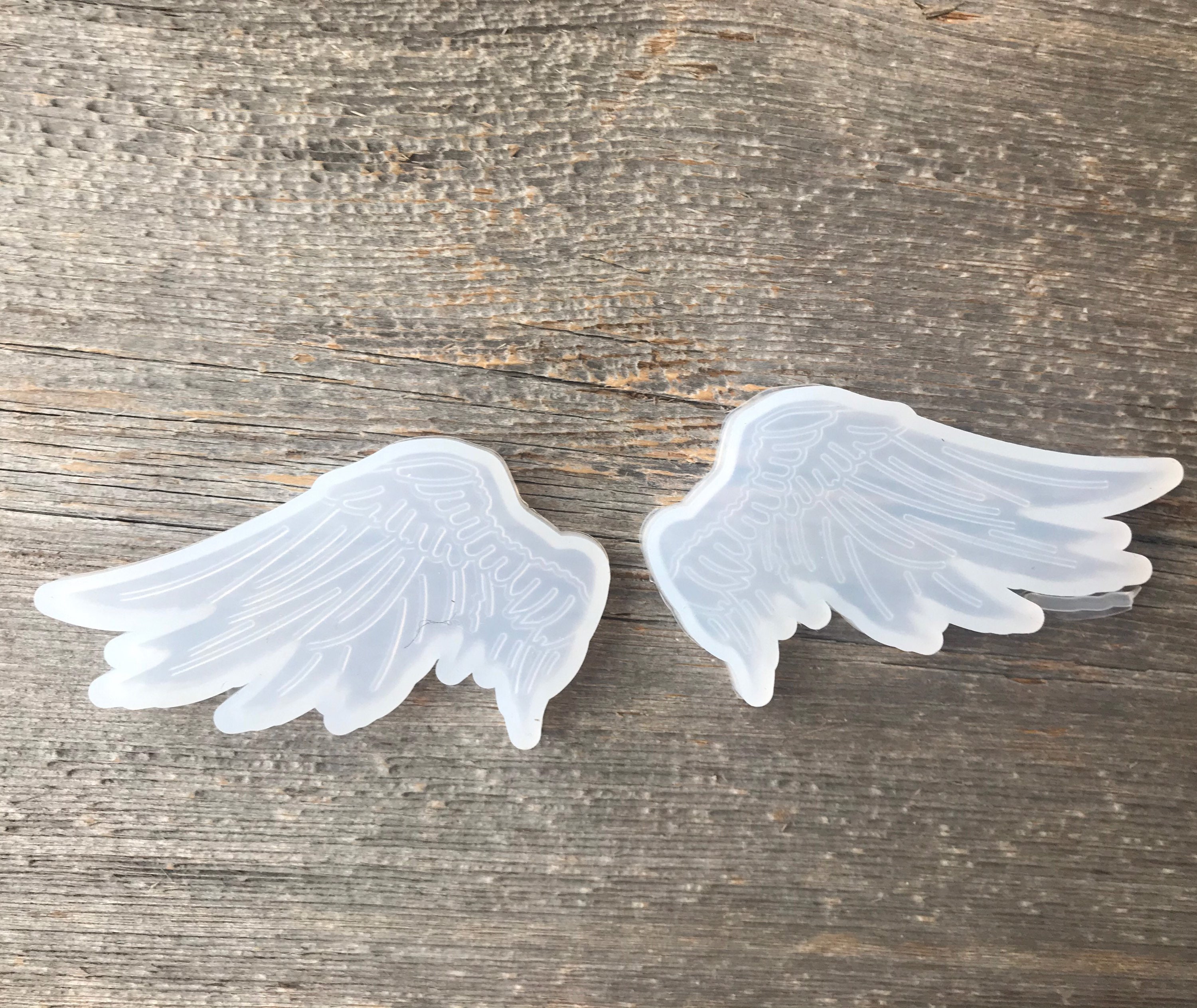 Feather angel wings resin mould for diy jewelry silicone Etsy