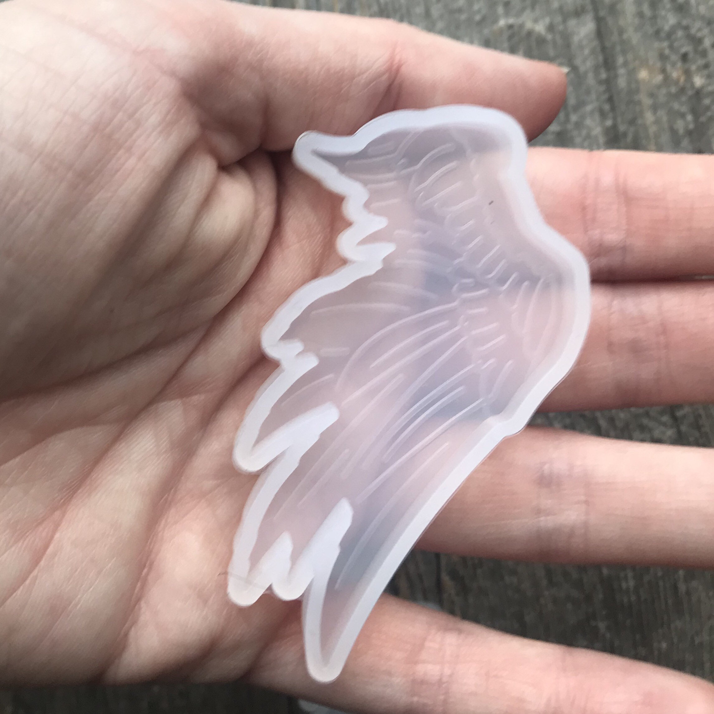 Feather angel wings resin mould for diy jewelry silicone Etsy