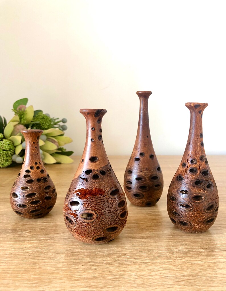 Banksia Nut Vase Handcrafted Mornington Peninsula Etsy