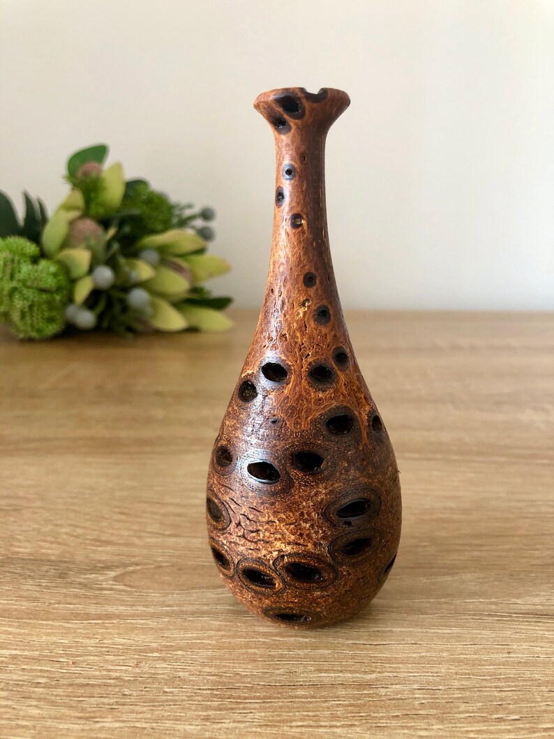 Banksia Nut Vase Handcrafted Mornington Peninsula Etsy