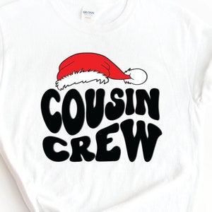 Cousin Crew Iron On/ Christmas Cousin Shirts/ Cousin Matching Shirts ...