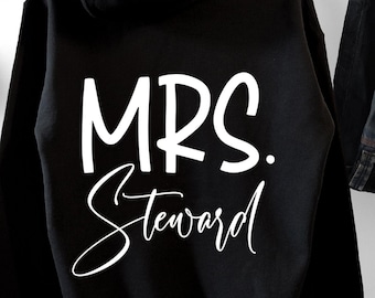 Future Mrs Iron On Decal Heat TransferPersonalized Wedding T-Shirt Bride Shirt