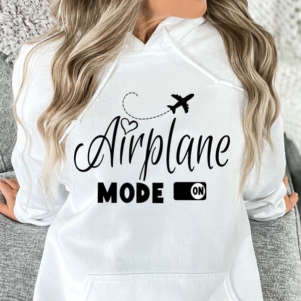 Vacation Iron on Transfer Airplane Mode Vacation Heat Transfer Family Vacation Vacay Mode T- Shirt Girl Trii Iron on Decal ready to press.