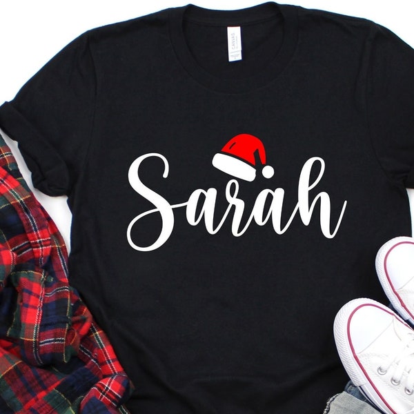 Custom Name Iron on for Christmas, Christmas T-shirt Iron on , Personalized Christmas iron on, Ready to press