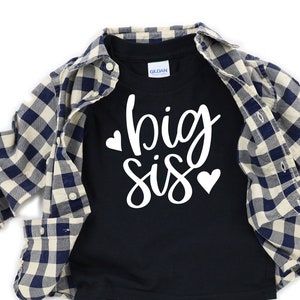 Big Sis Iron on/ Big Sister Announcement, Pregnancy Announcement, Big Sis Iron on
