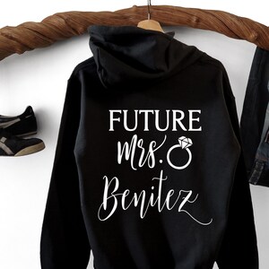 Future Mrs, Iron On Decal/ Heat Transfer/Personalized Wedding T-Shirt /Bride Shirt