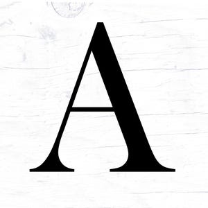 Custom Iron-On Letter, Personalized Vinyl Decal